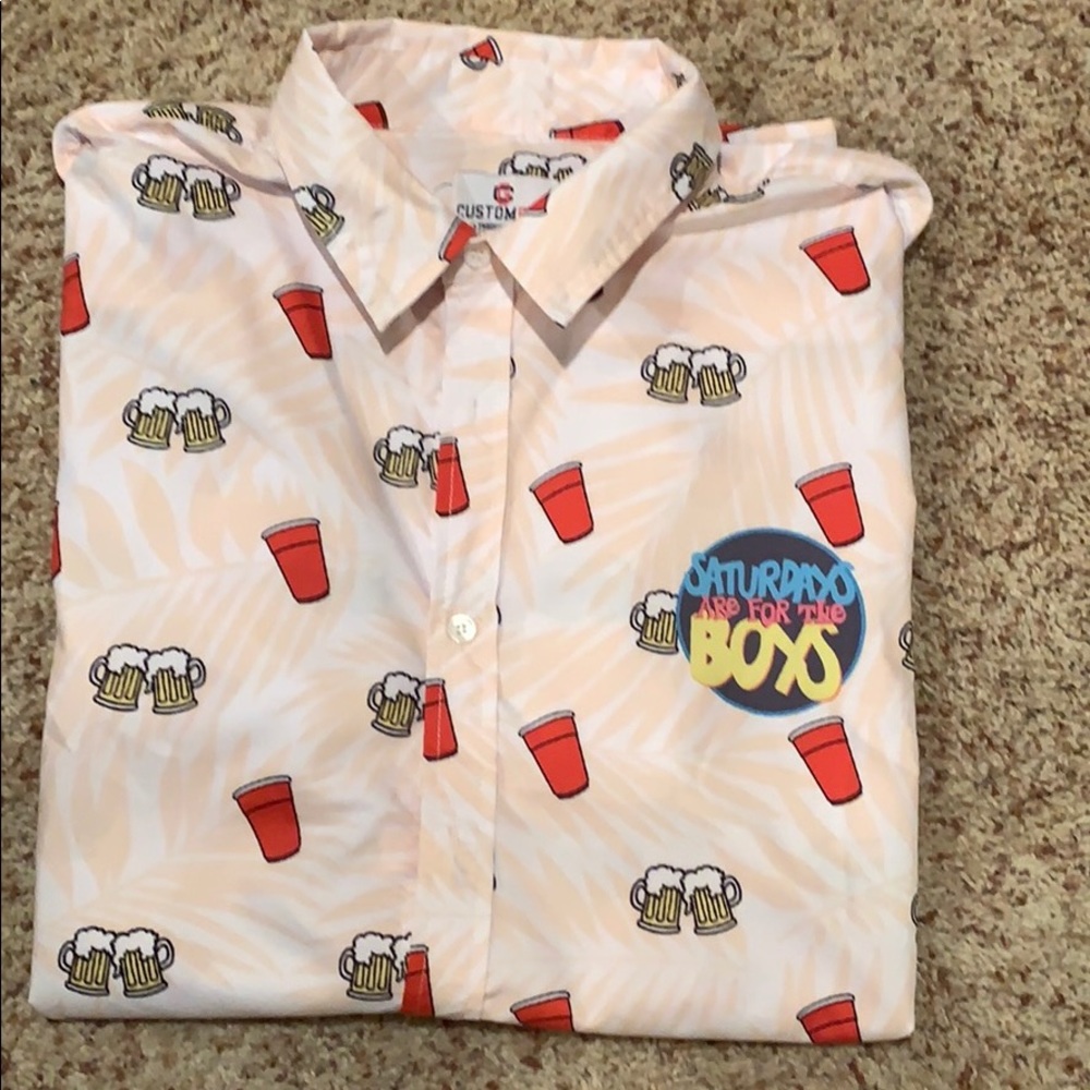 Barstool Saturday’s Are For the Boys Hawaiian tee